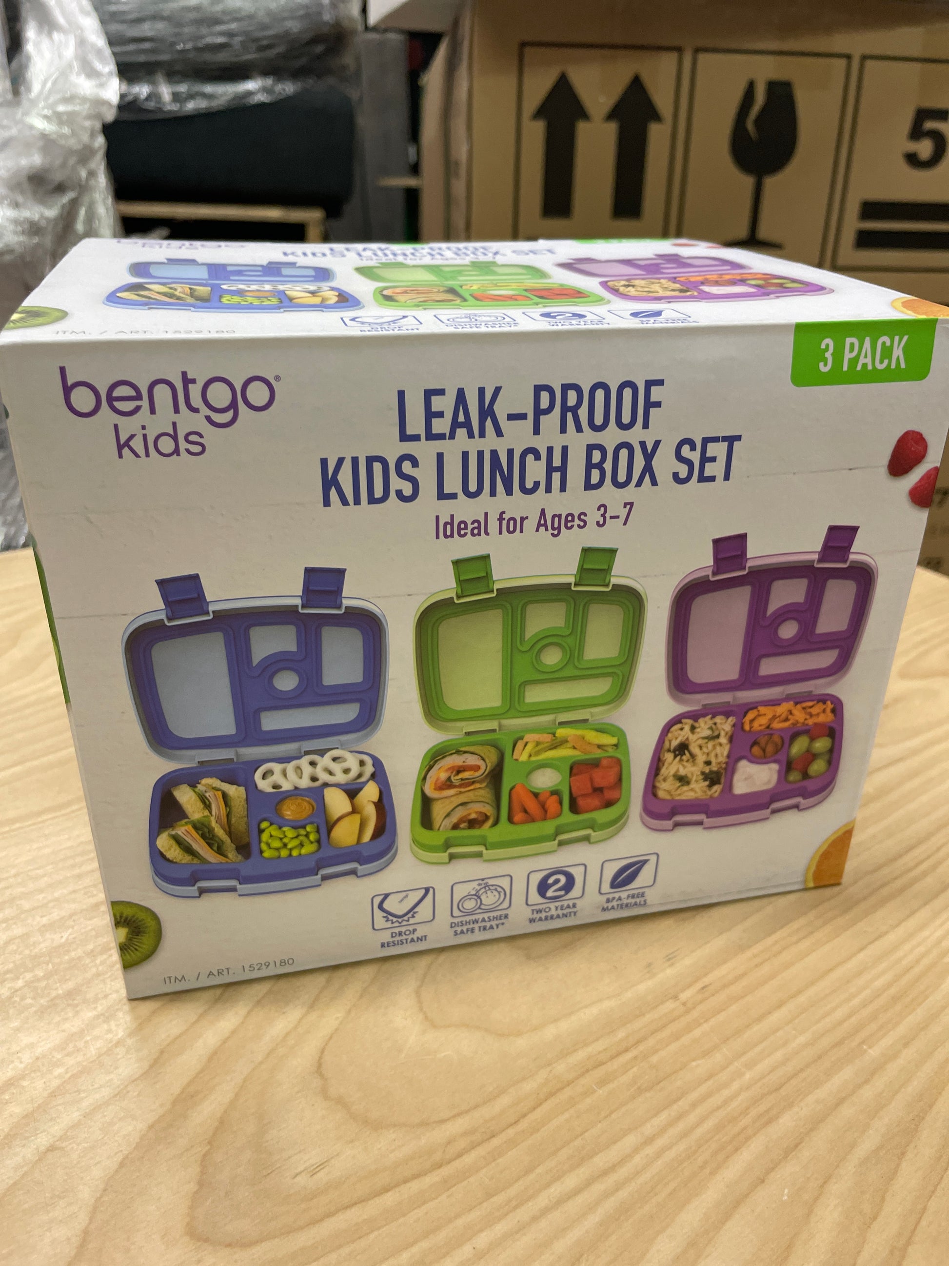 Bentgo Kids Lunch Box Containers, 3-Pack - Retail $40 Default Title