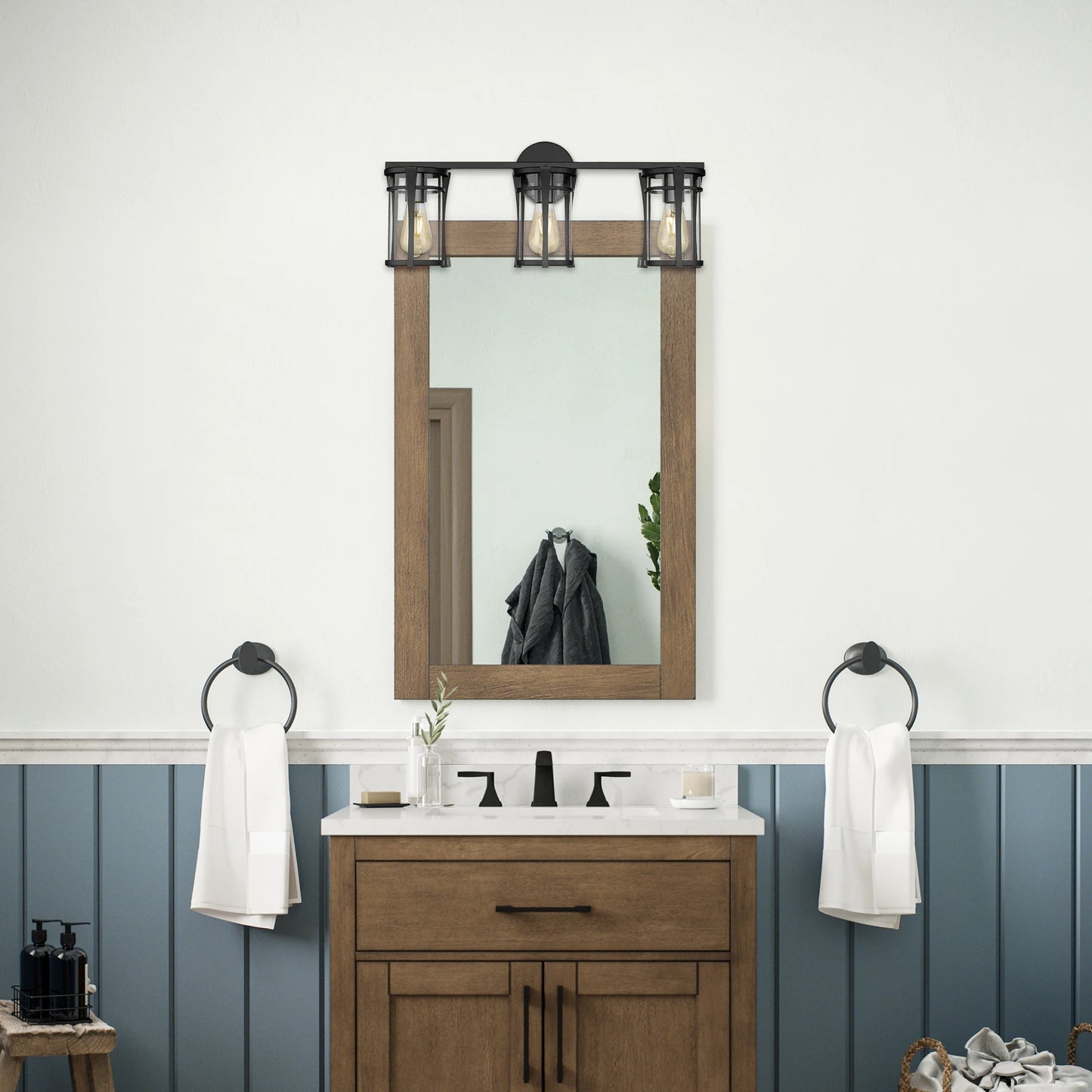 NEW - OVE Decors Joakim 3-Light Vanity - Retail $99