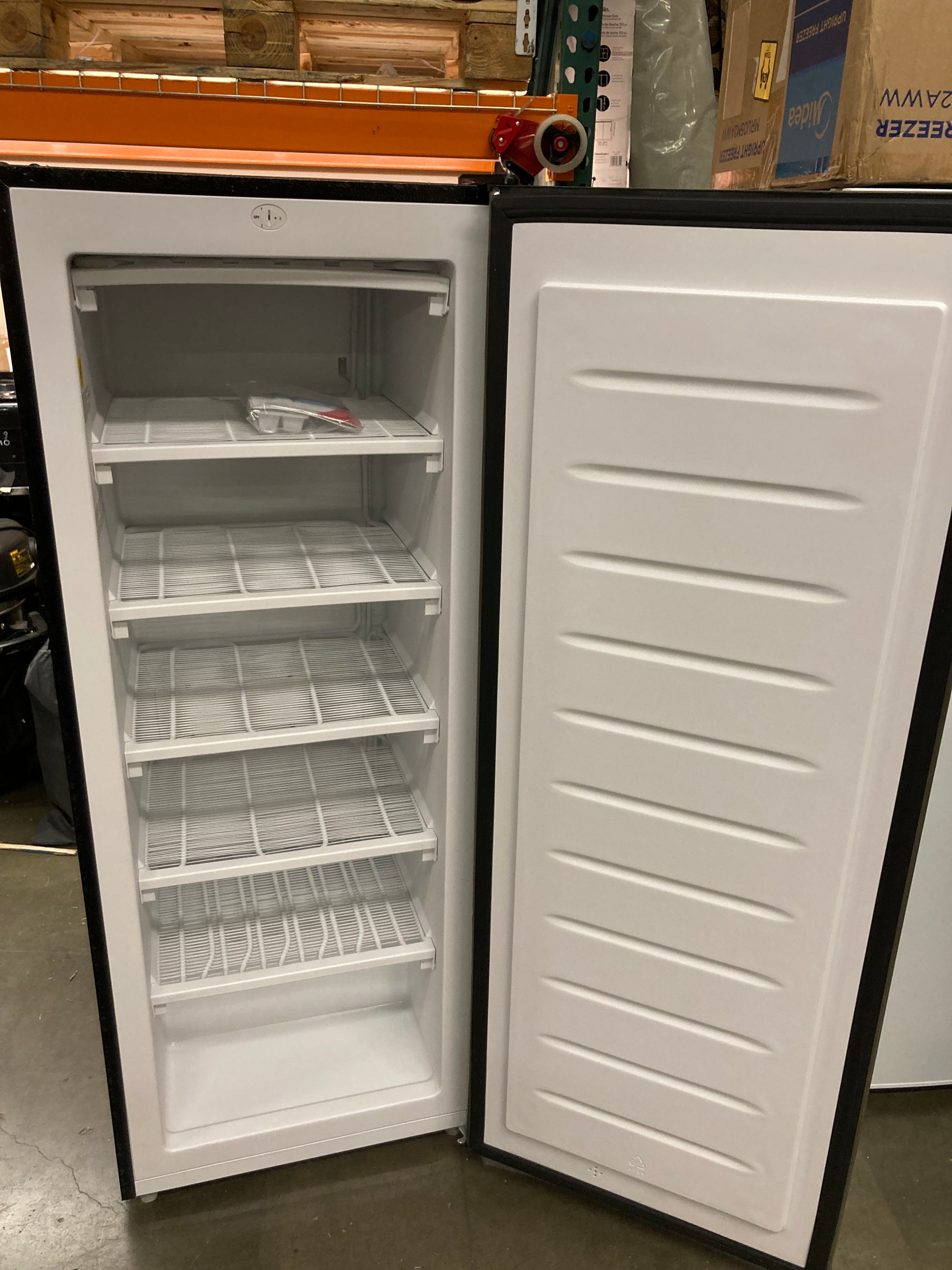 Frigidaire EFRF696-AMZ Upright Freezer 6.5 cu ft Stainless Platinum Design Series - Retail $399 Default Title