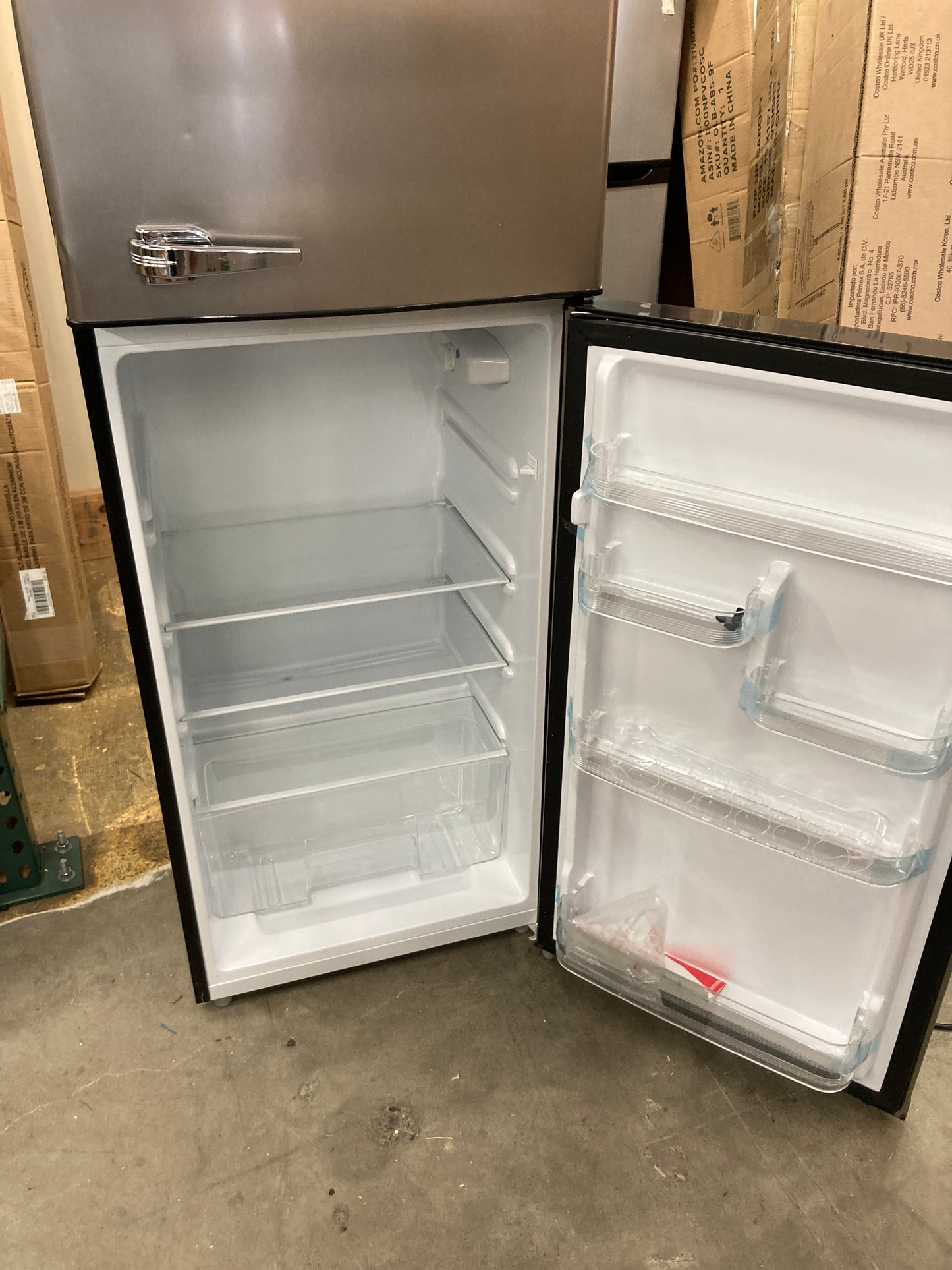 Frigidaire EFR751, 2 Door Apartment Size Refrigerator with Freezer, 7.5 cu ft, Platinum Series, Stainless Steel Default Title