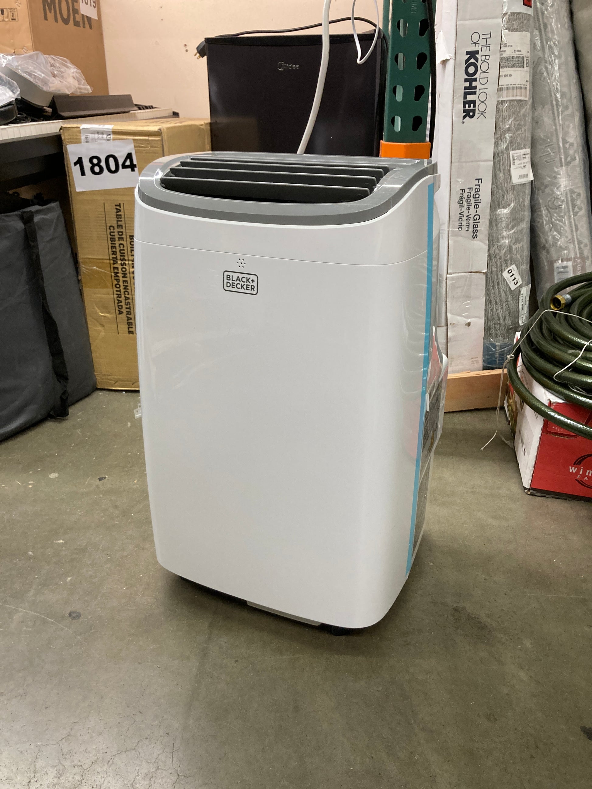 BLACK+DECKER 10,000 BTU Portable Air Conditioner up to 450 Sq. ft. with Remote Control, White - Retail $439 Default Title