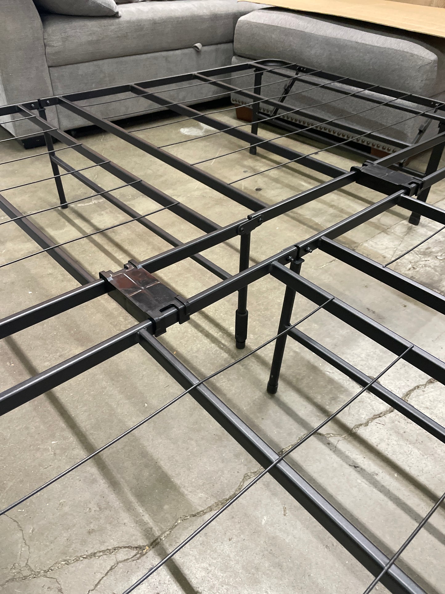 ZINUS SmartBase Tool-Free Assembly Mattress Foundation / 14 Inch Metal Platform Bed Frame / No Box Spring Needed / Sturdy Steel Frame / Underbed Storage, King Default Title