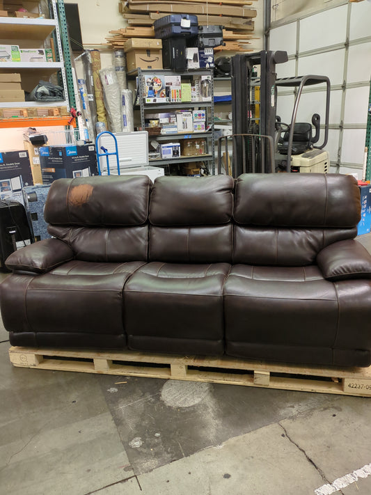 Costco - Aleena Leather Power Reclining Sofa with Power Headrest - Retail $999 Default Title