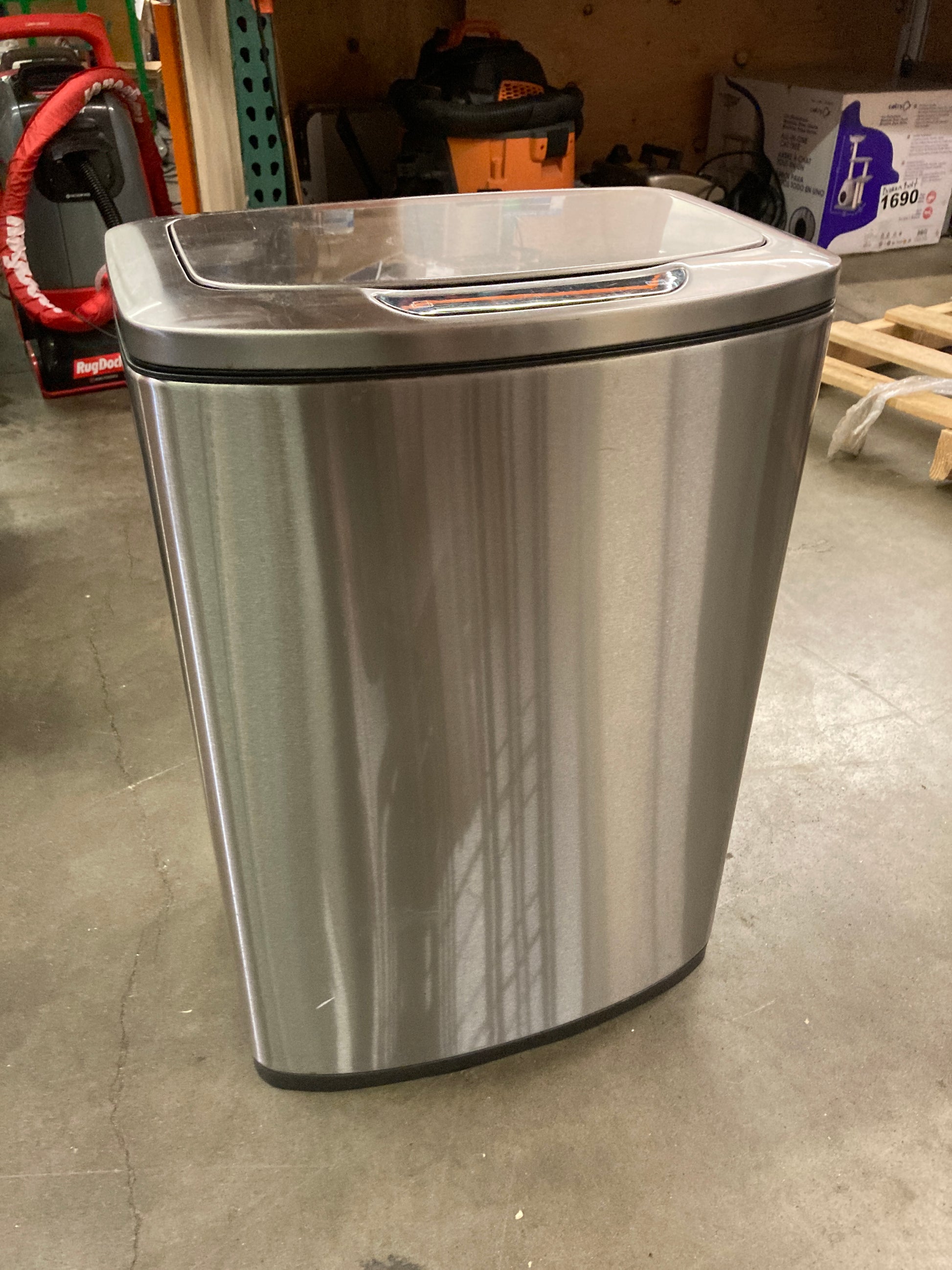 Costco - EKO 47L Stainless Steel Motion Sensor Trash Can - Retail $49 Default Title