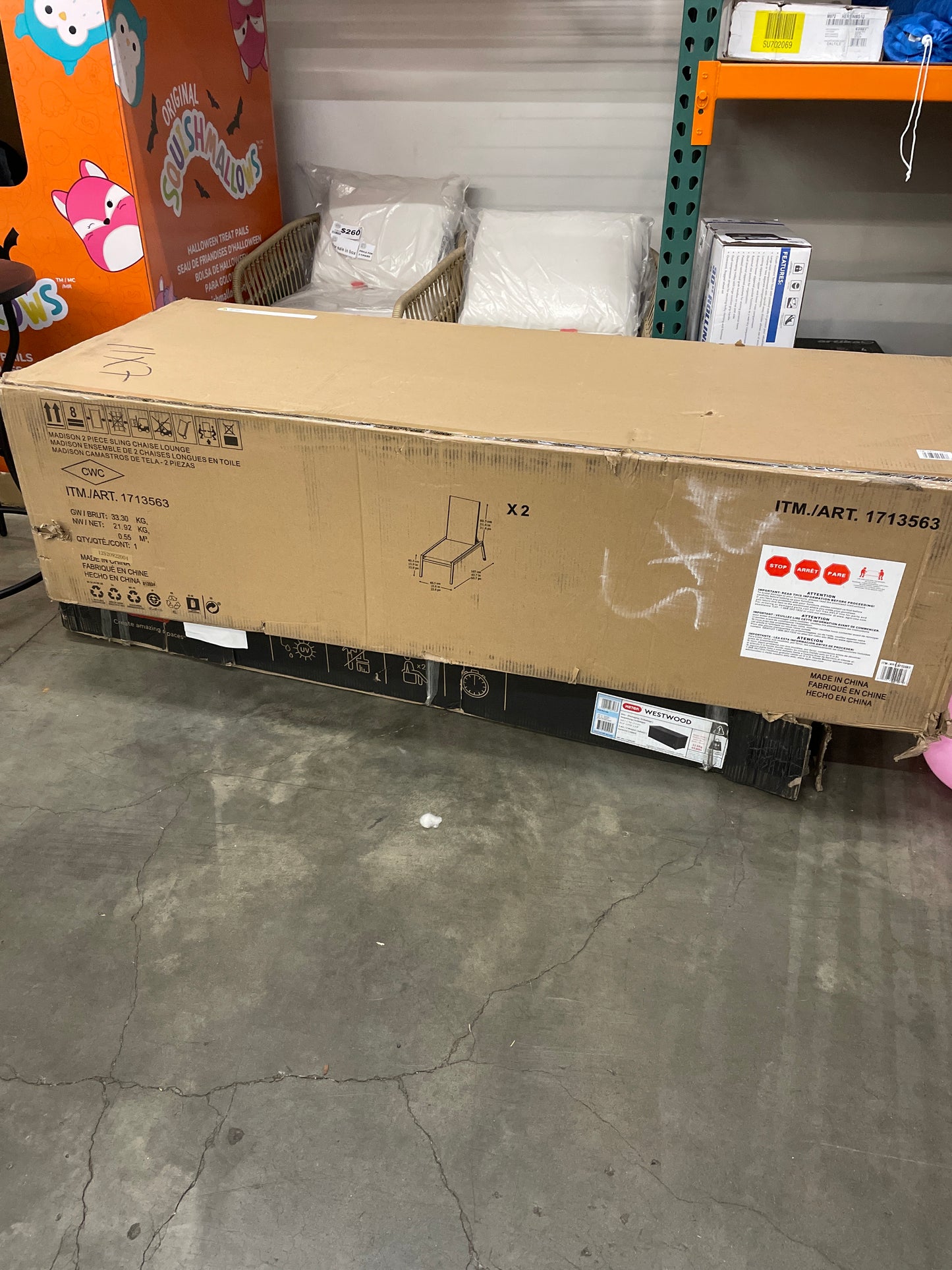 Madison Resort Chaise Lounge, 2-pack - Retail $200