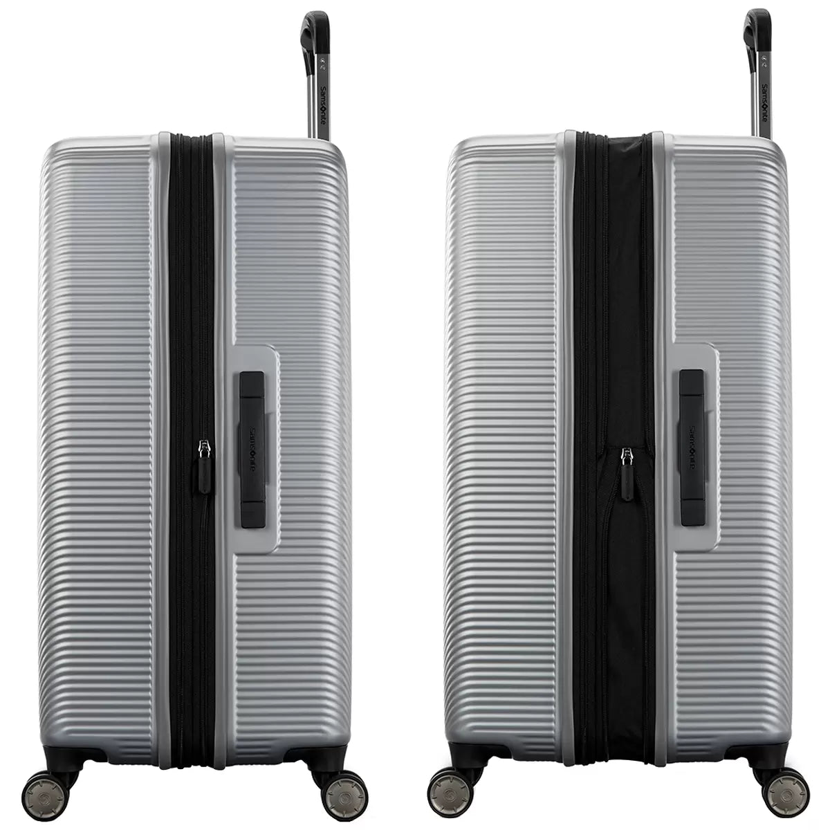 Samsonite Element XLT Luggage 2 Piece Set Silver Retail 199 PDX Deals