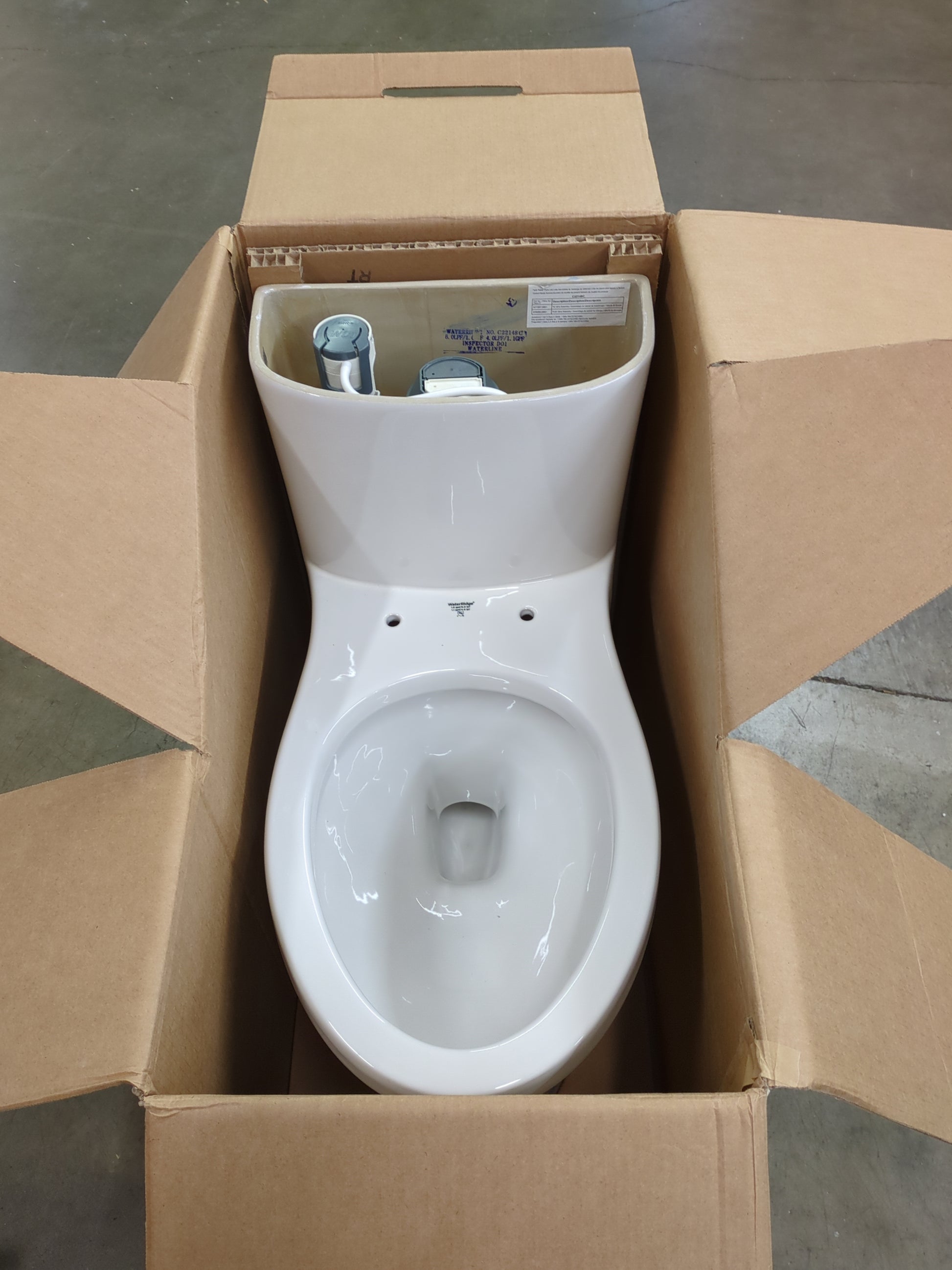 Water Ridge One Piece Elongated Dual Flush Toilet - Retail