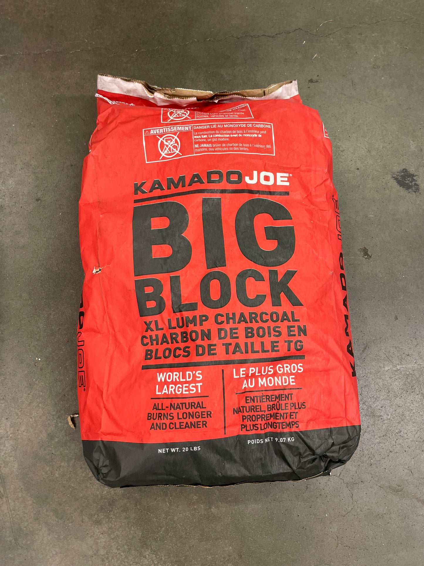 Kamado Joe KJ-CHAR Big Block XL Lump Charcoal, 20 pound - Retail $29