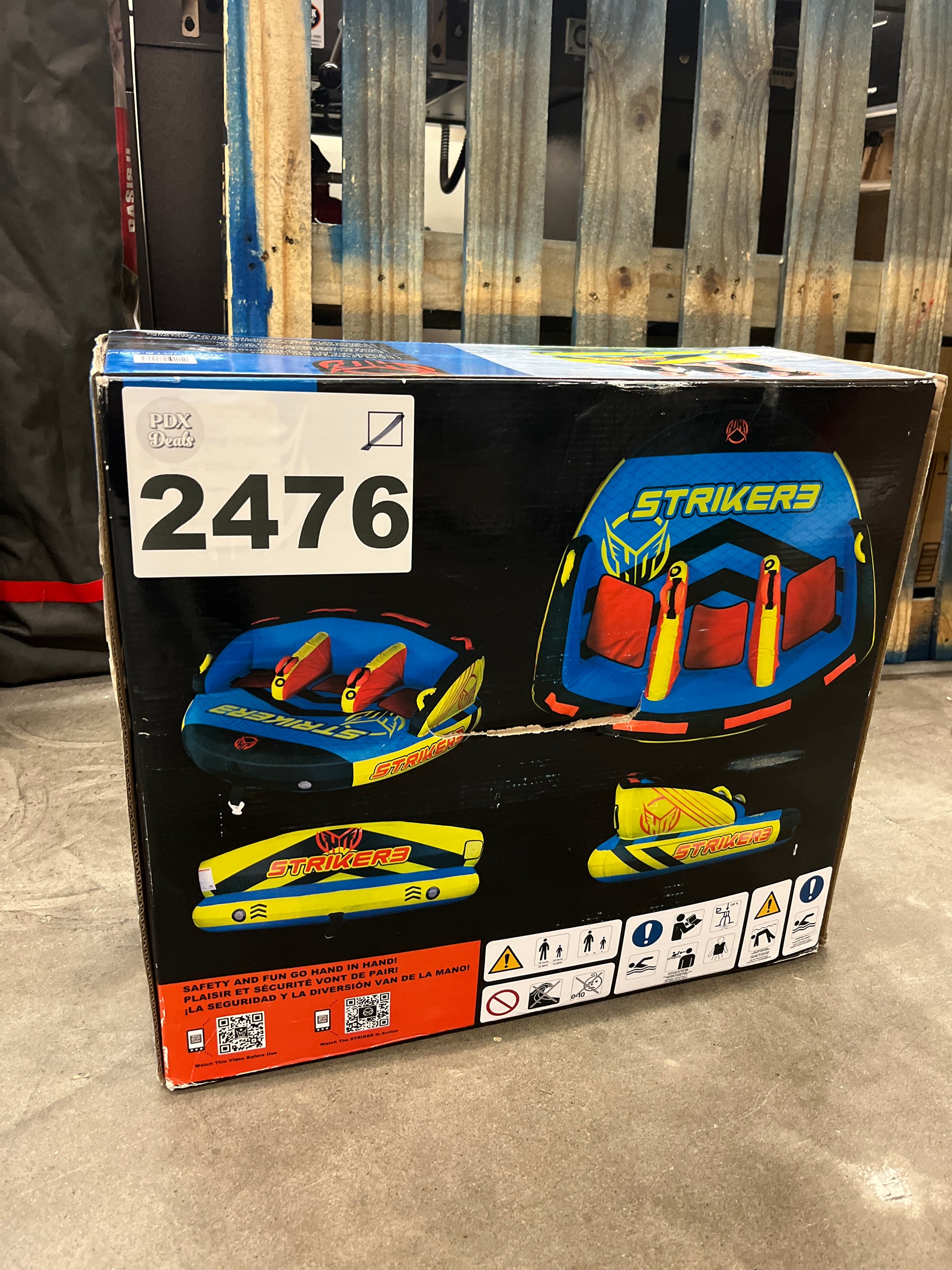 Costco - HO Sports Striker 3 Towable with Rope and 12V Pump - Retail $199