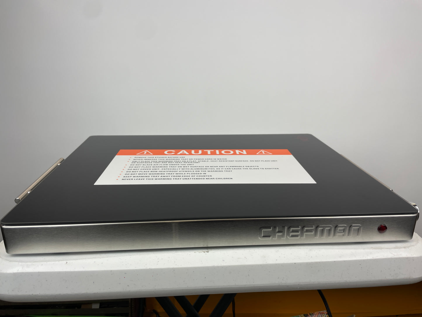 NEW - Chefman Electric Warming Tray with Adjustable Temperature Control - Retail $70