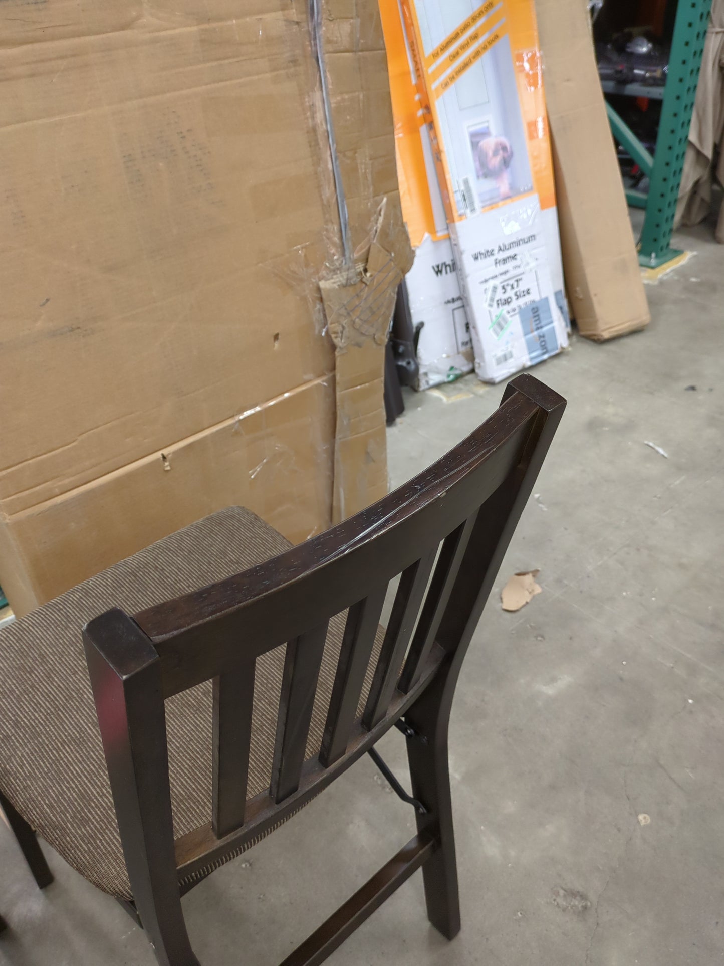 Costco - Stakmore Solid Wood Padded Folding Chair - Two Chairs, Espresso - Retail $78