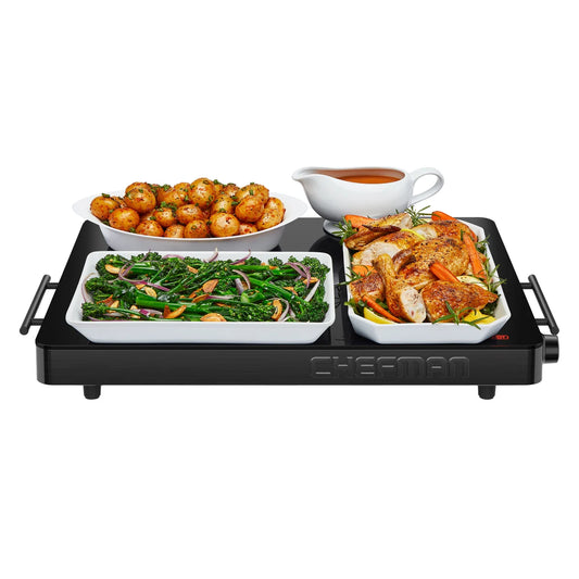 Chefman Electric Warming Tray with Adjustable Temperature Control - Retail $68