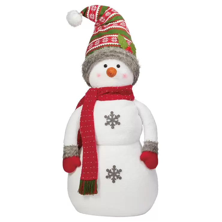 Soft Sculpture Snowman 4ft - Retail $99