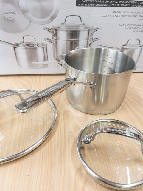 Costco - KitchenAid 11-Piece Tri-Ply Stainless Steel Cookware Set - Retail $219