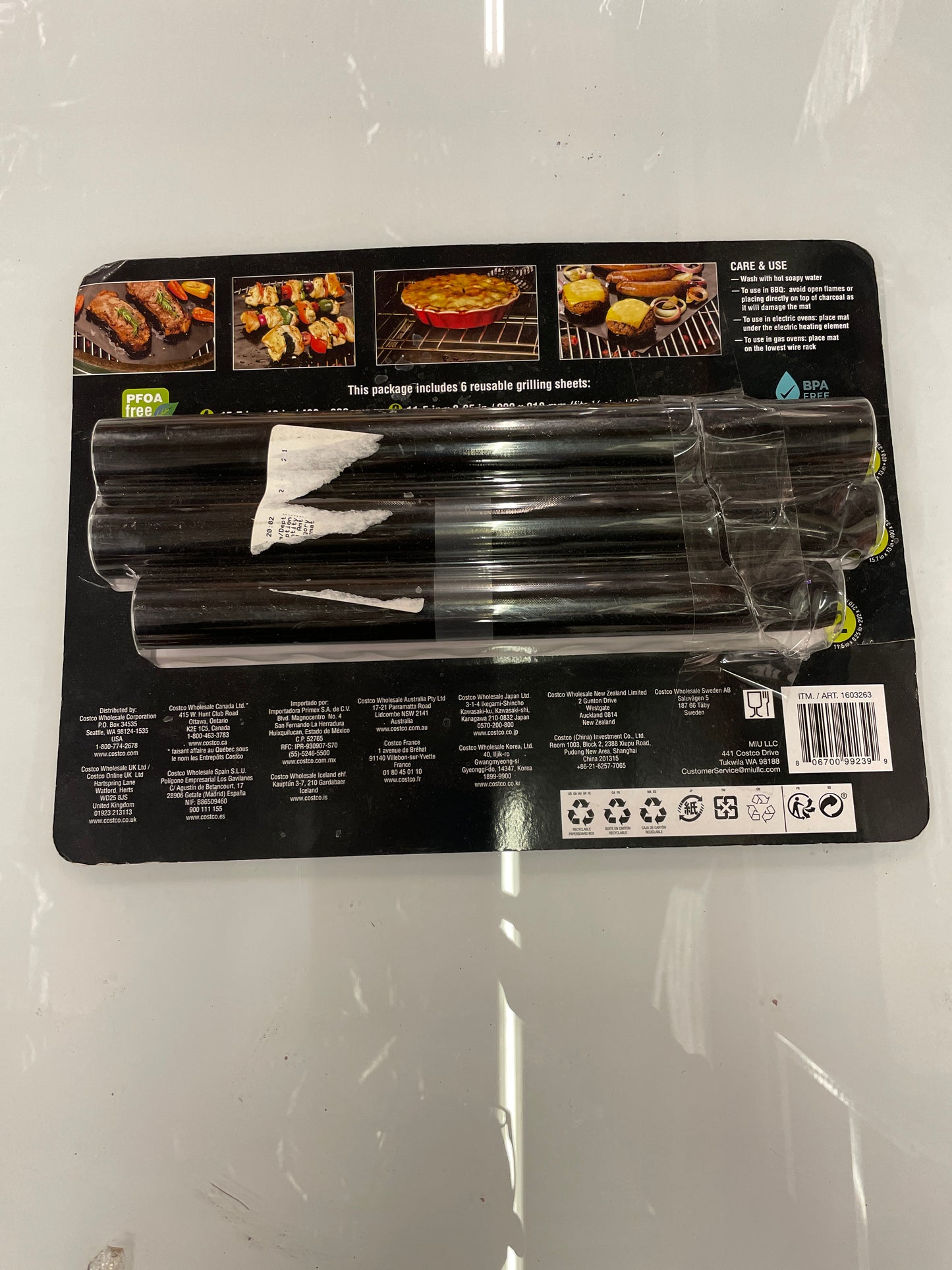 NEW - Costco - MIU BBQ Grill Mat 4-pack - Retail $12