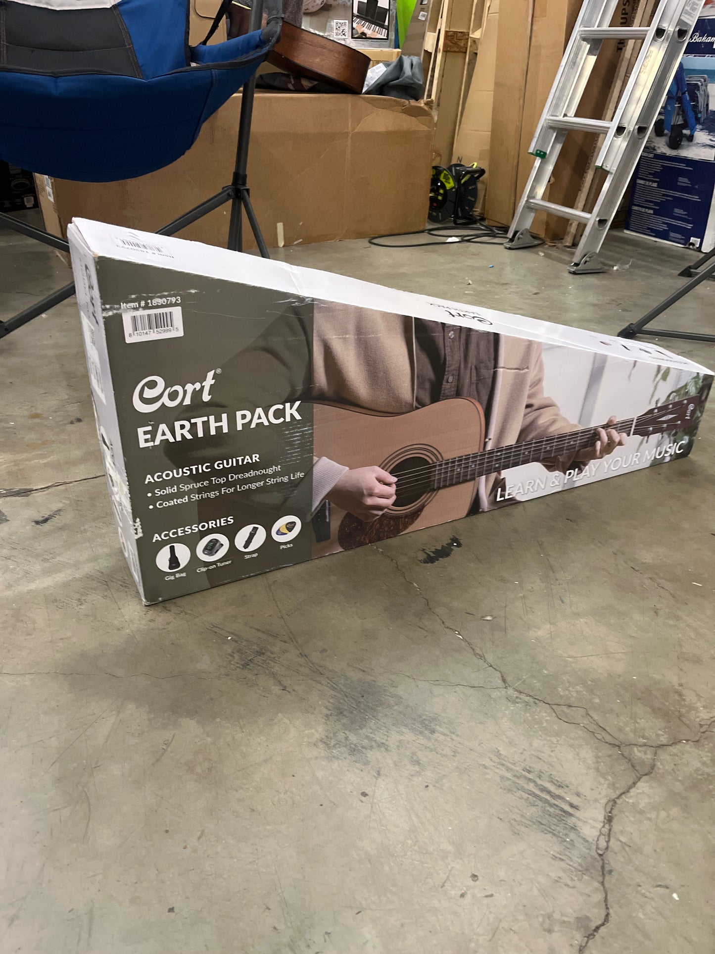 Costco - Cort Acoustic Guitar Earth Pack Bundle - Retail $199