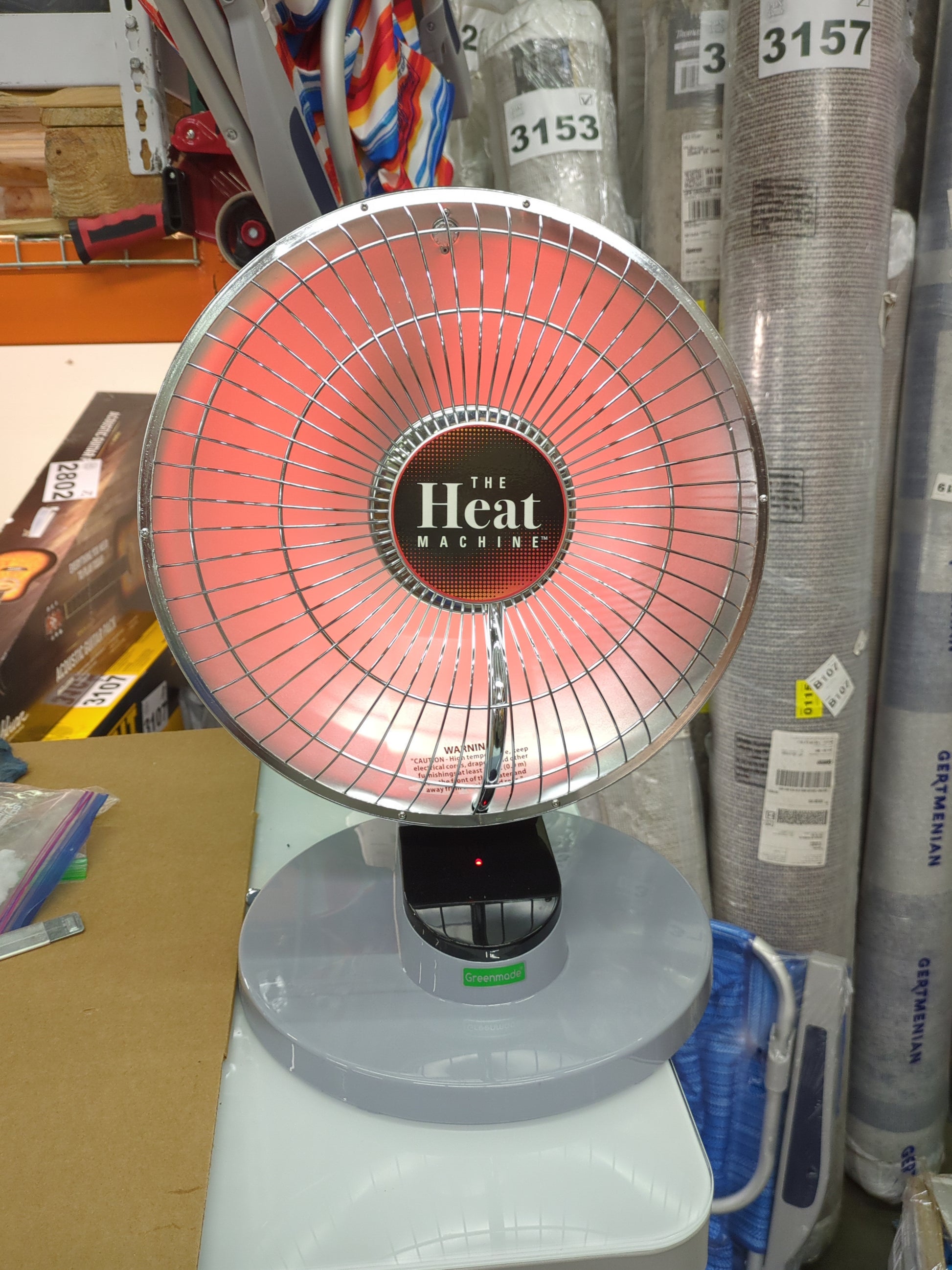 Costco - Greenmade The Heat Machine Parabolic Heater - Retail $64