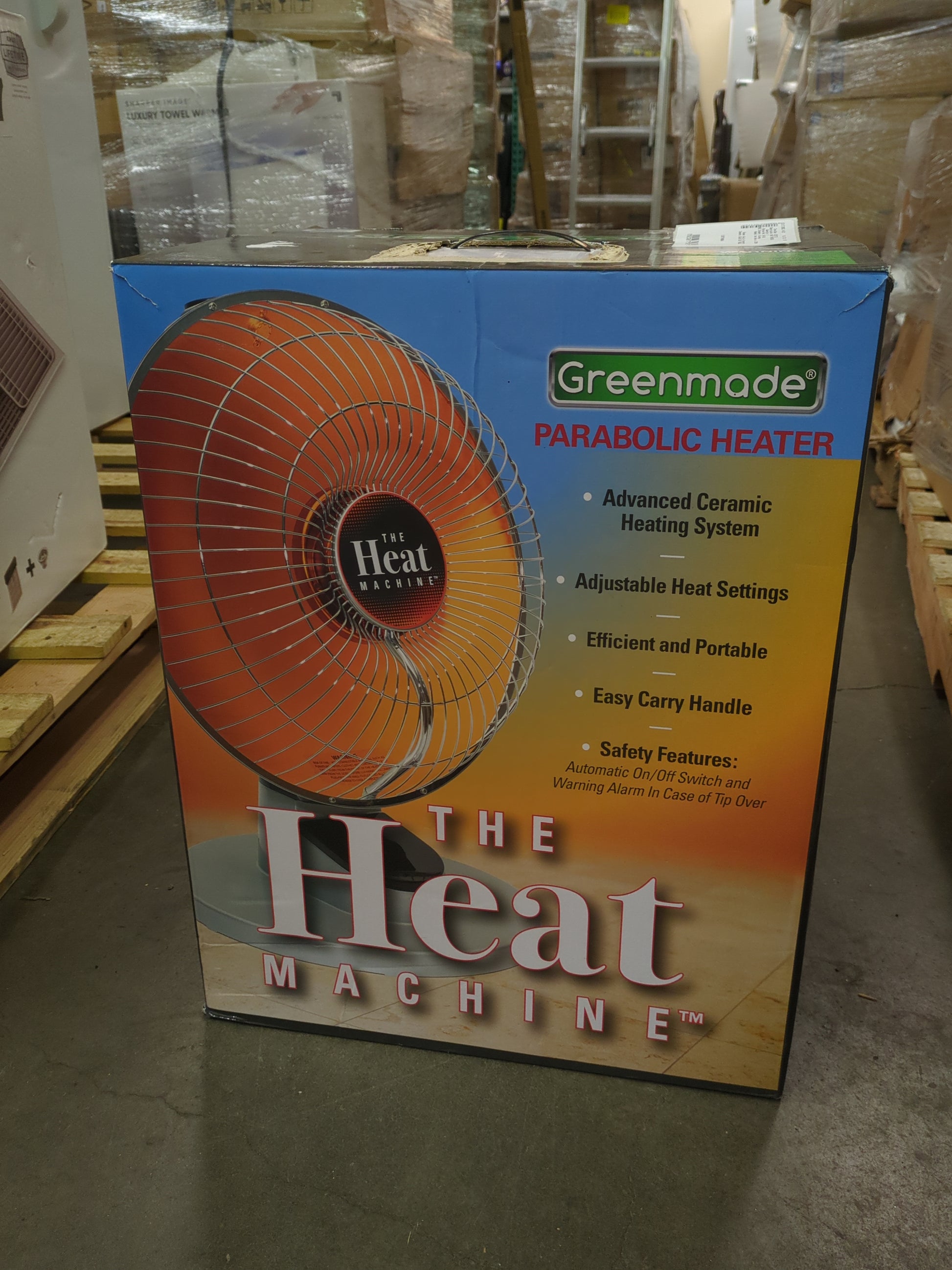 Costco - Greenmade The Heat Machine Parabolic Heater - Retail $64