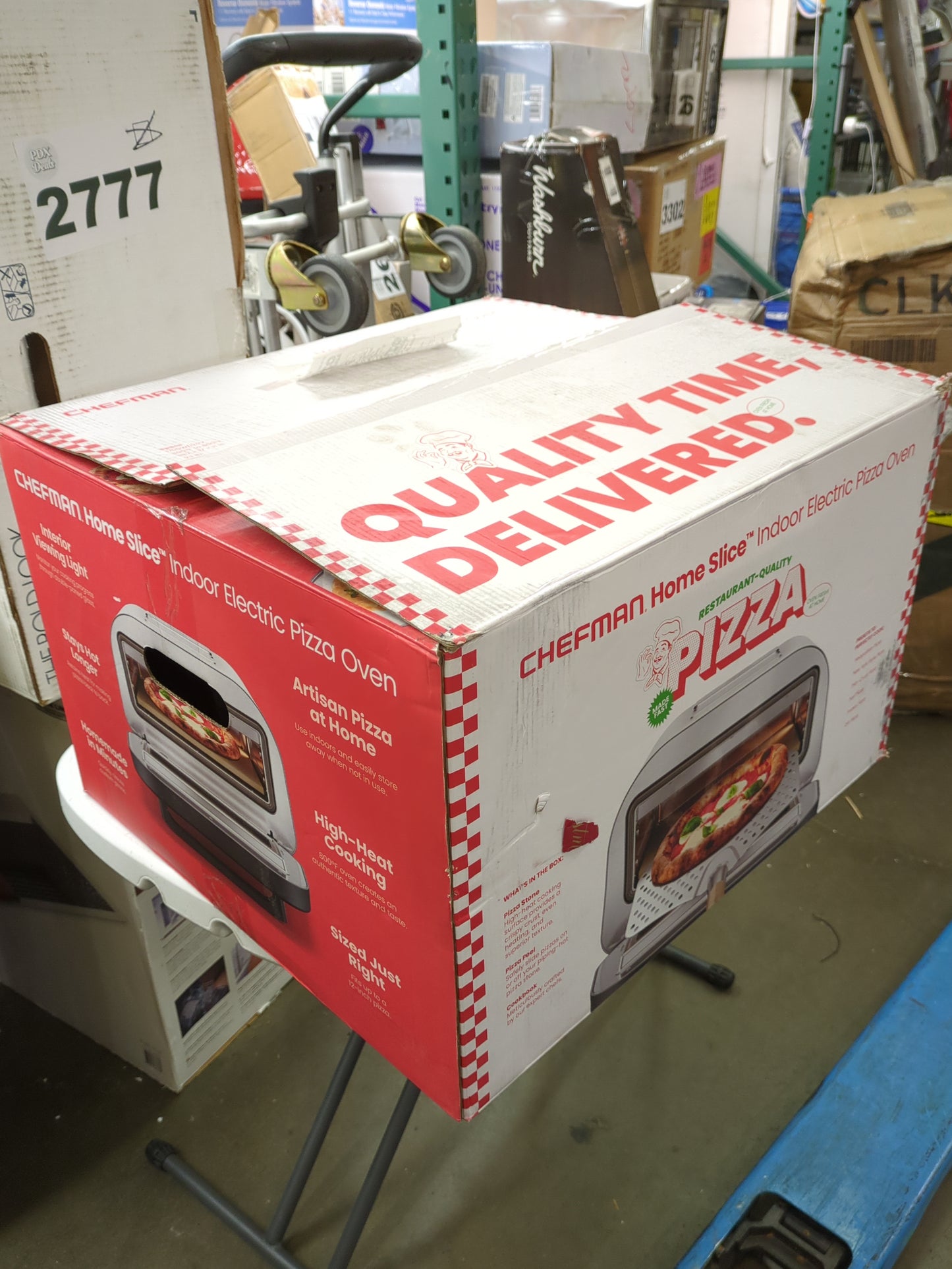 NEW - Costco - Chefman Electric Indoor Pizza Oven - Retail $299