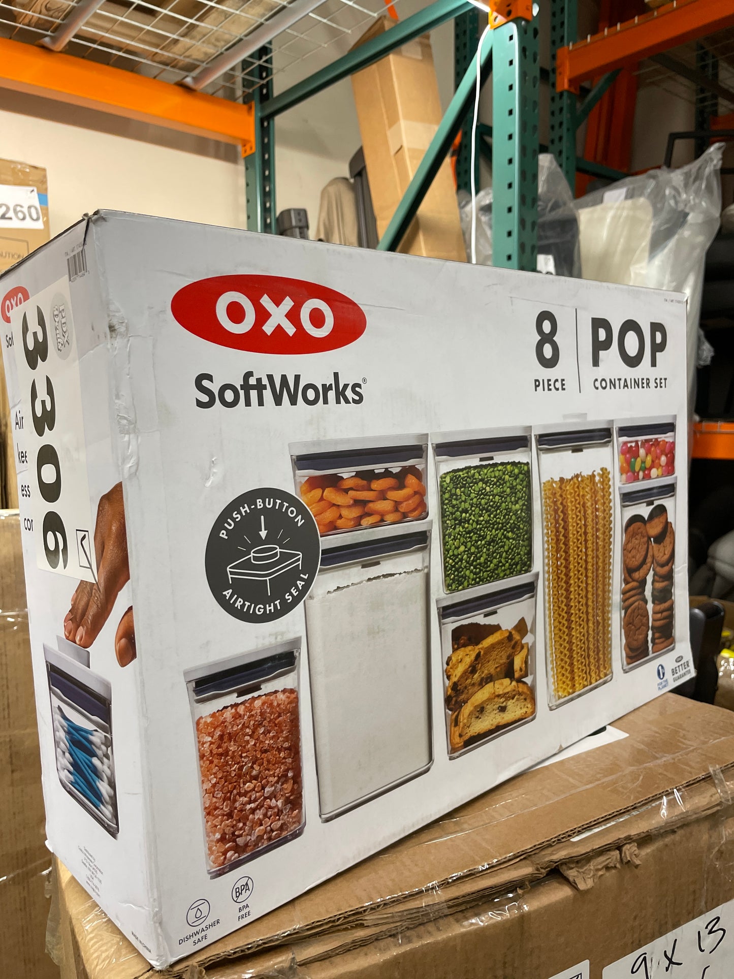 Costco - OXO SoftWorks POP Food Storage Containers, Set of 8 - Retail $59