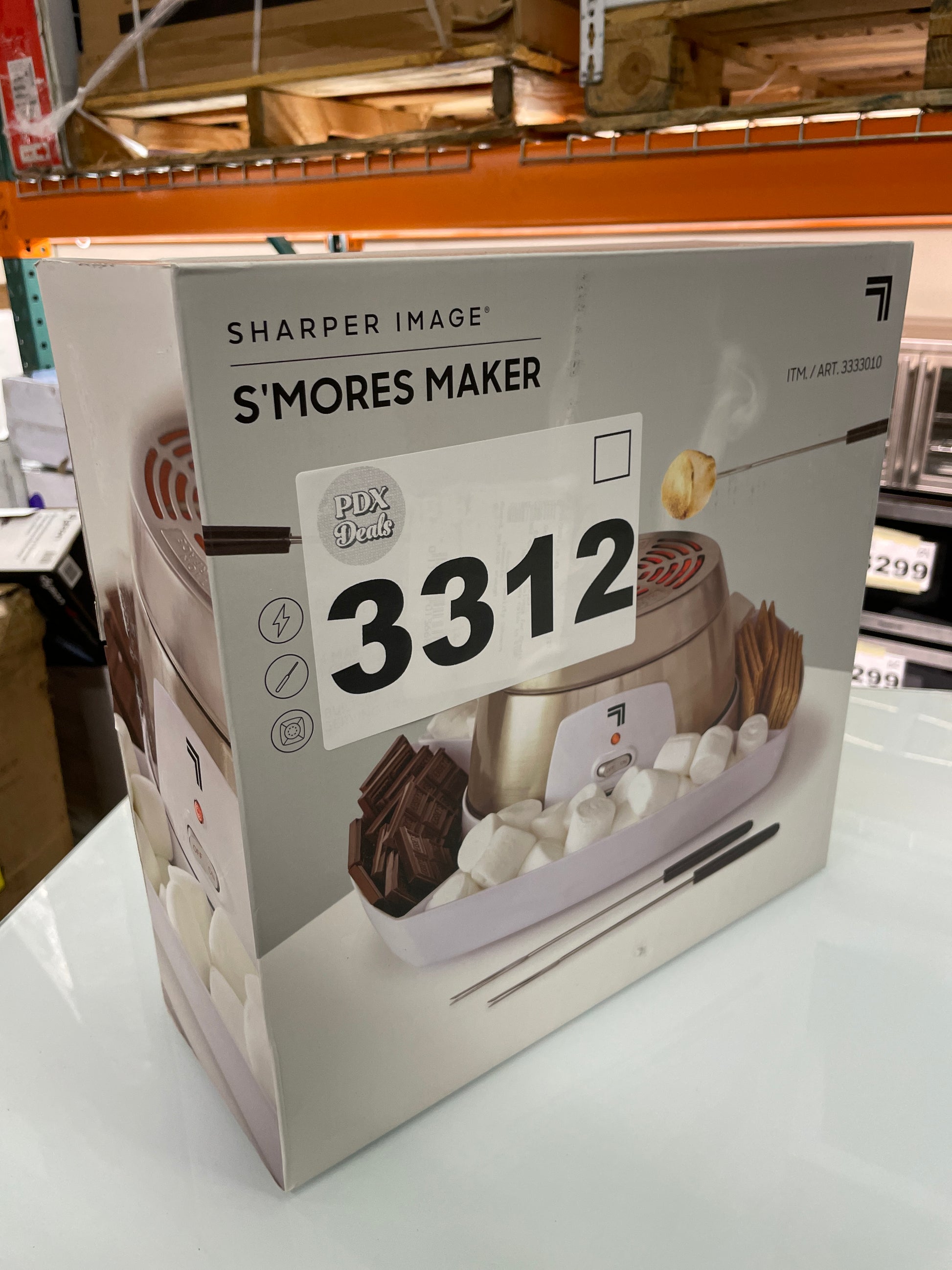 NEW - Sharper Image Electric S'mores Maker - Retail $19