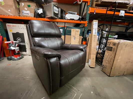 Costco - Barcalounger Tracee Leather Recliner with Power Headrest - Retail $599