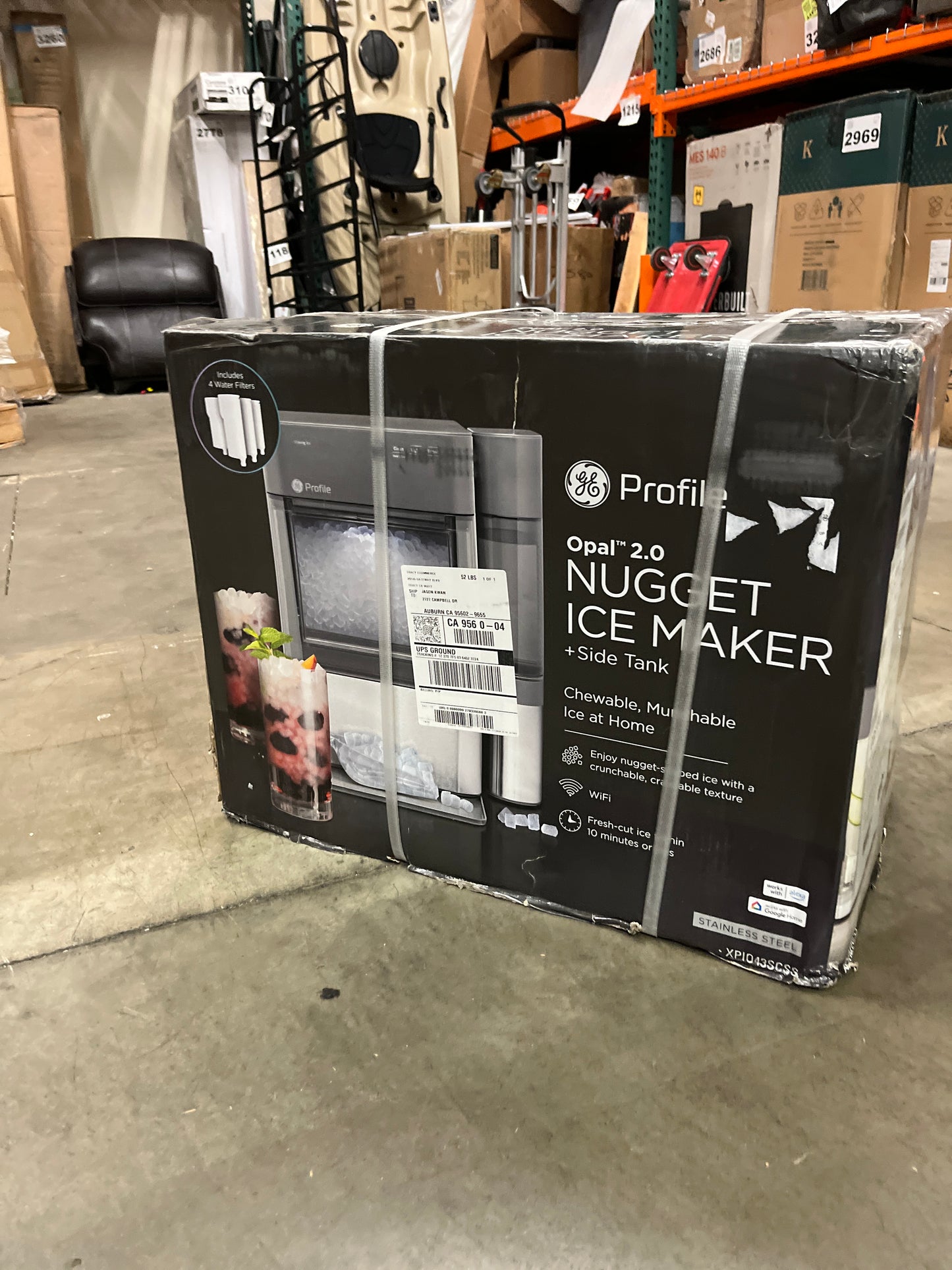 NEW - GE Profile Opal 2.0 Nugget Ice Maker with Side Tank - Retail $599