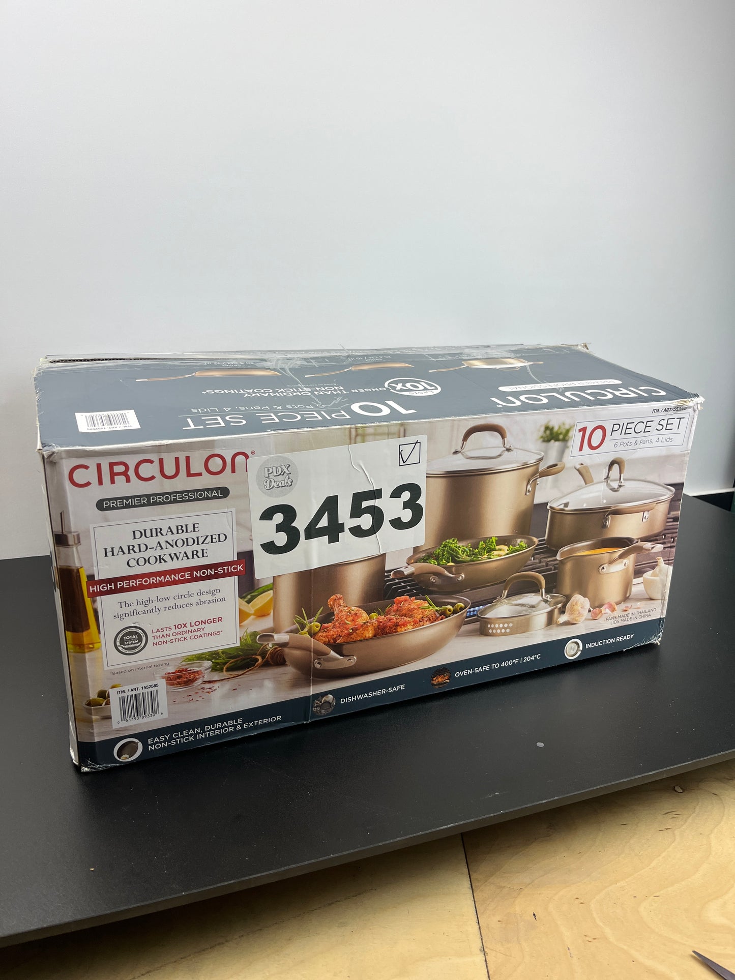 CIRCULON 10PC HA COOKWARE - Retail $179