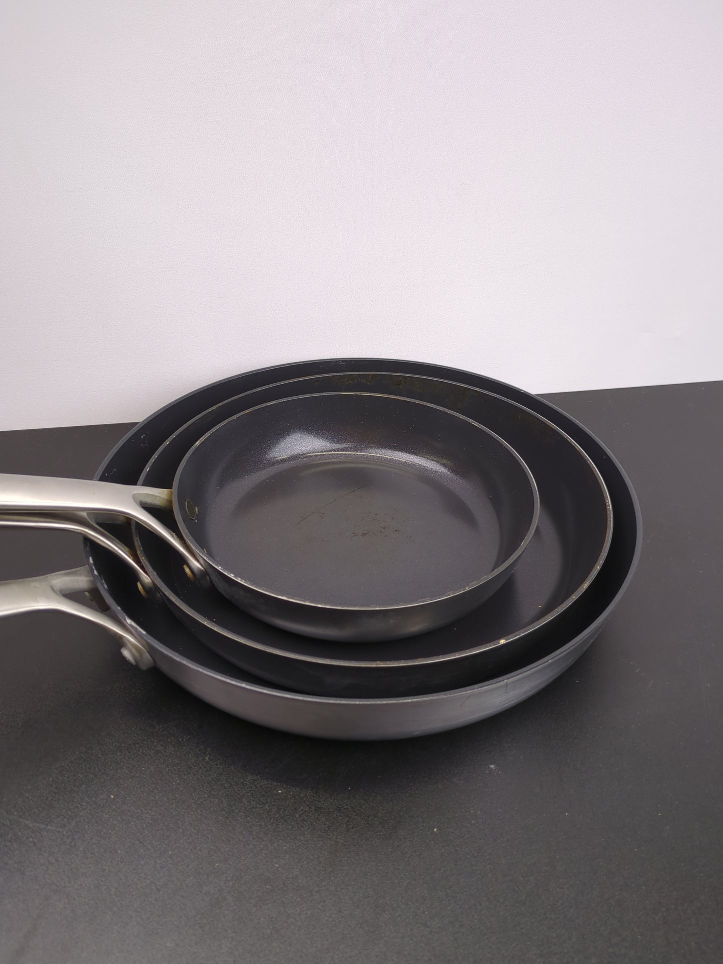 GREENPAN GP5 3PC FRYPAN - Retail $149