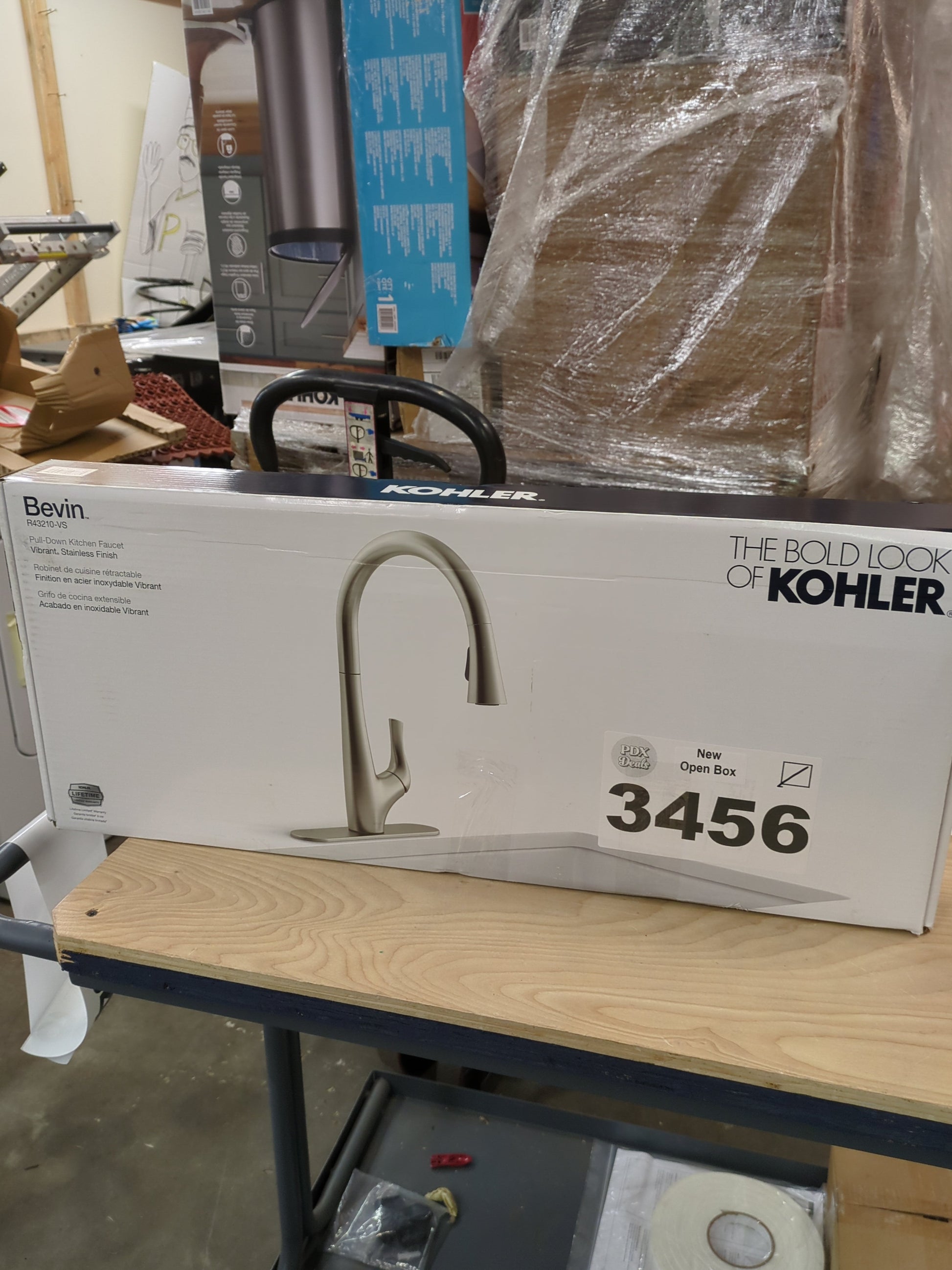 Kohler Bevin Pull-Down Kitchen Faucet - Retail $179