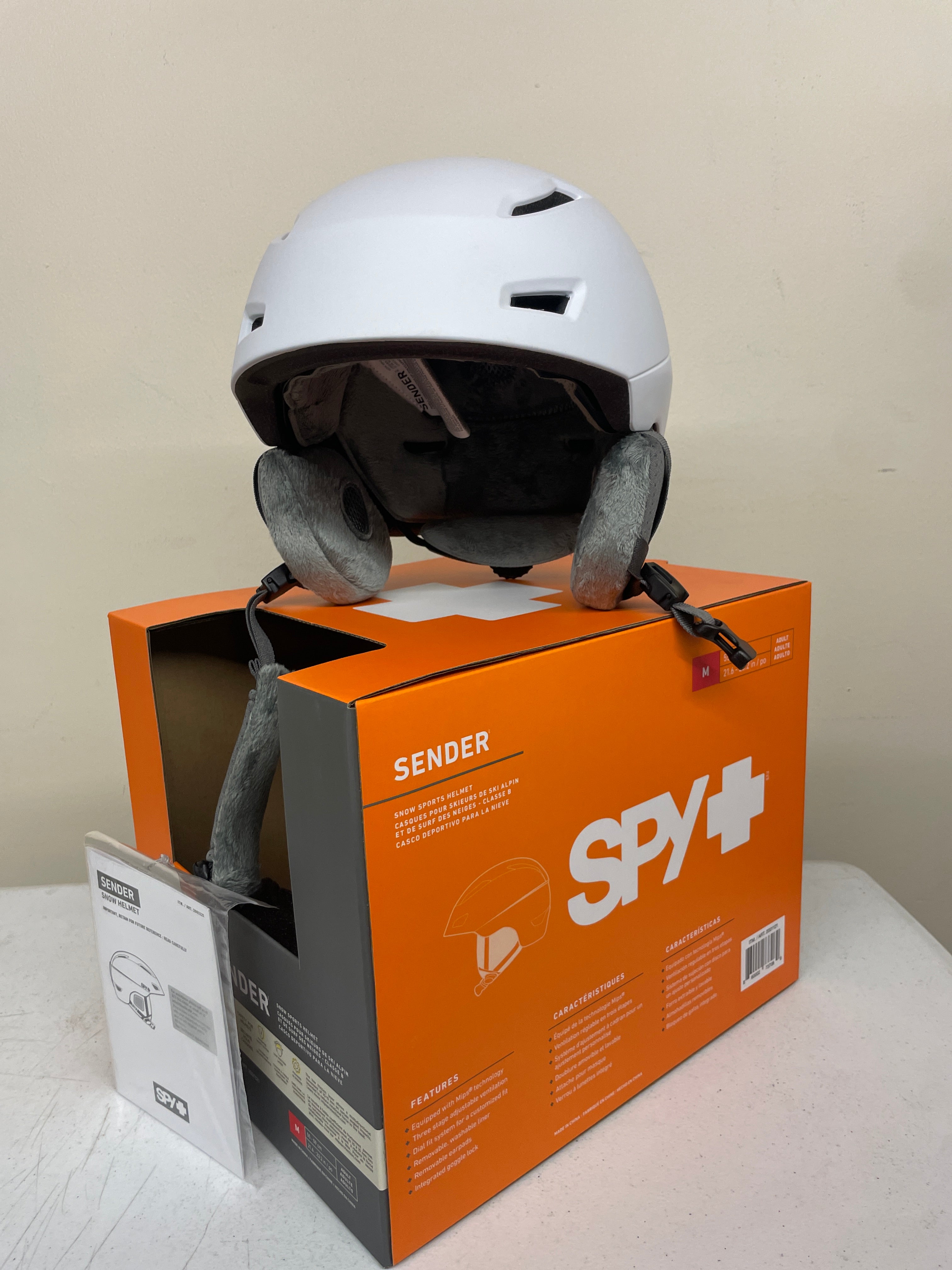 スケートボード SENDER snow sports Helmet LSI Adult Safety Spy Sender Snow Ski Helmet, MIPS Brain