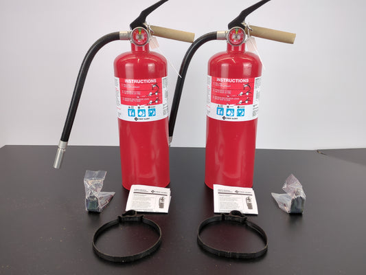 First Alert Rechargeable Fire Extinguisher, 2-pack - Retail $69