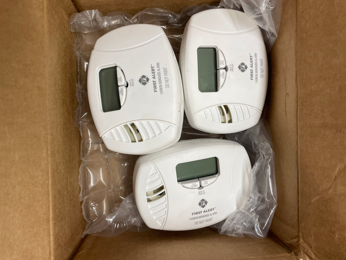 First Alert Dual Powered Carbon Monoxide Alarm 3-pack - Retail $59