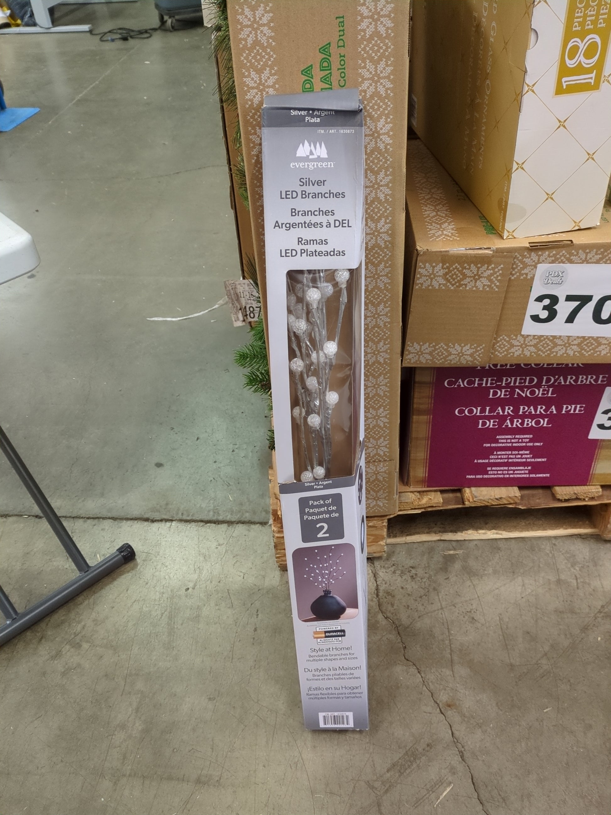 Costco - Evergreen 32″ LED Décor Branches, 2-Pack - Retail $12