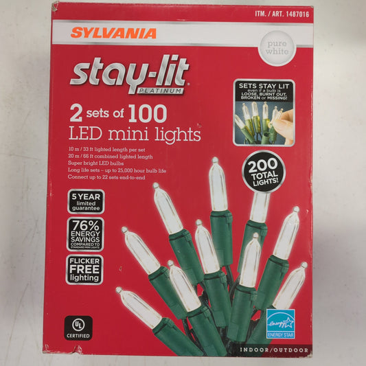 Costco - Sylvania Mini LED White Light Strings - 200 count - Retail $19