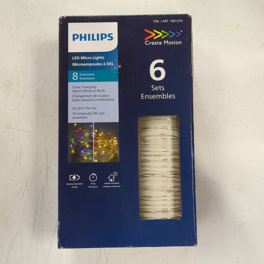 Costco - Philips Dual Color LED Micro Lights, 8-pack - Retail $19