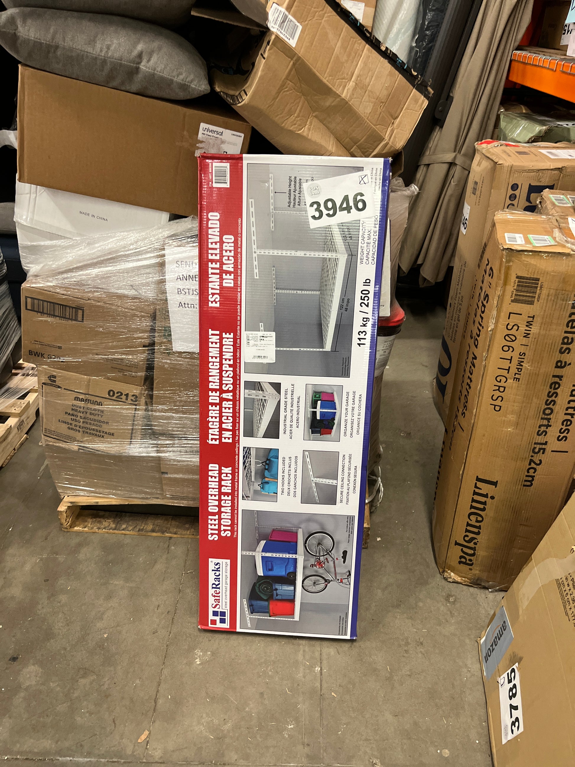 SAFERACKS 4'X4' STORAGE - Retail $49