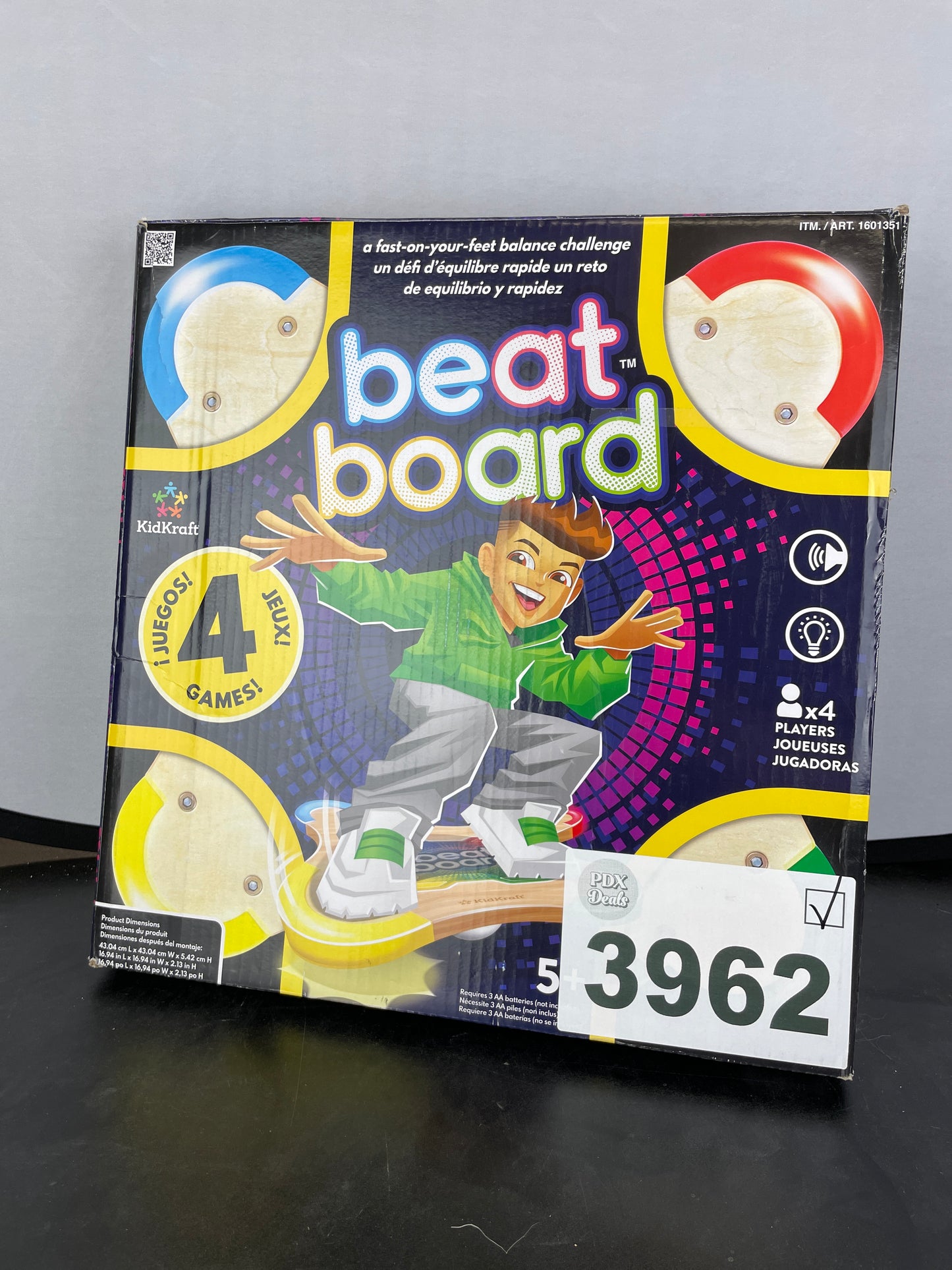 KIDKRAFT BEAT BOARD GAME - Retail $49