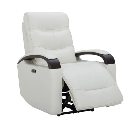 Canmore Leather Power Recliner with Power Headrest - Retail $699