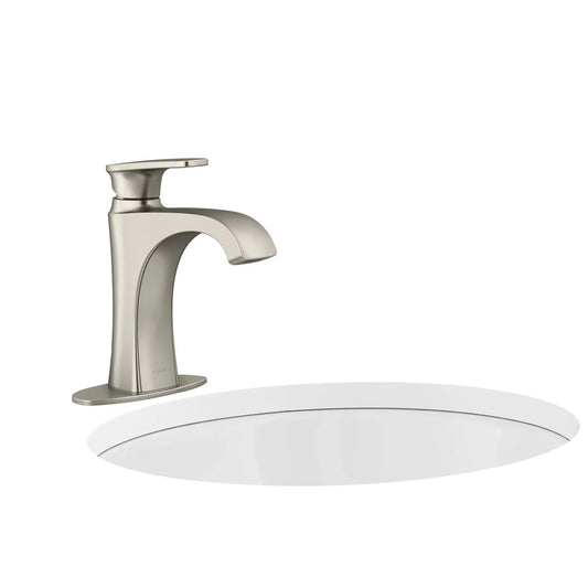 NEW - Kohler Tome Brushed Nickel Single-Handle Bathroom Faucet - Retail $109