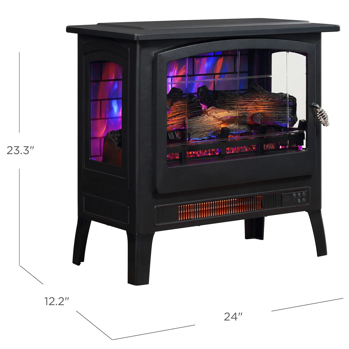 Infrared Electric Fireplace Stove Heater - Retail $135