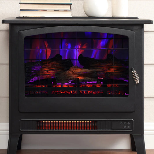 Infrared Electric Fireplace Stove Heater - Retail $135