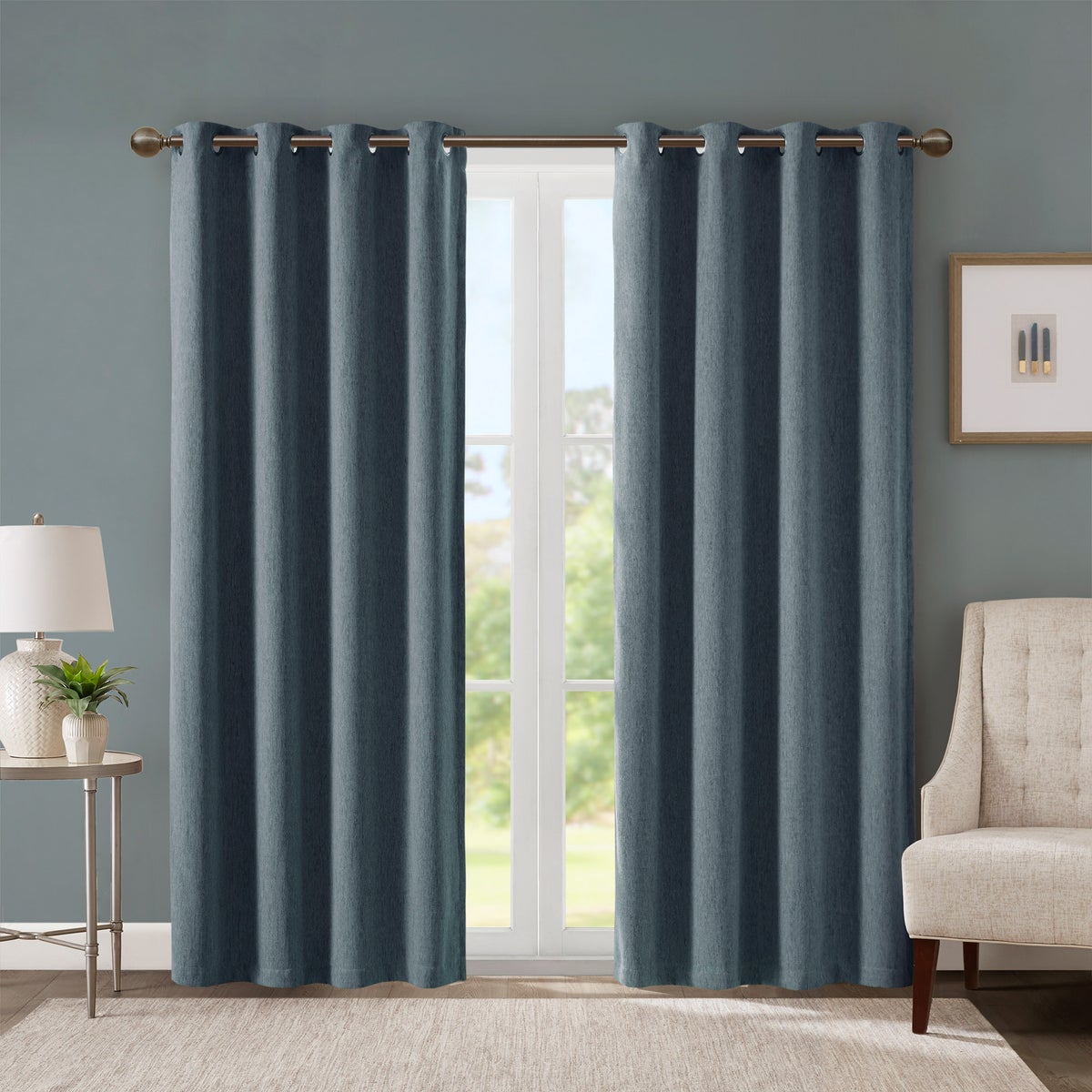 SunSmart Total Blackout Lined Panel Pair with Grommets