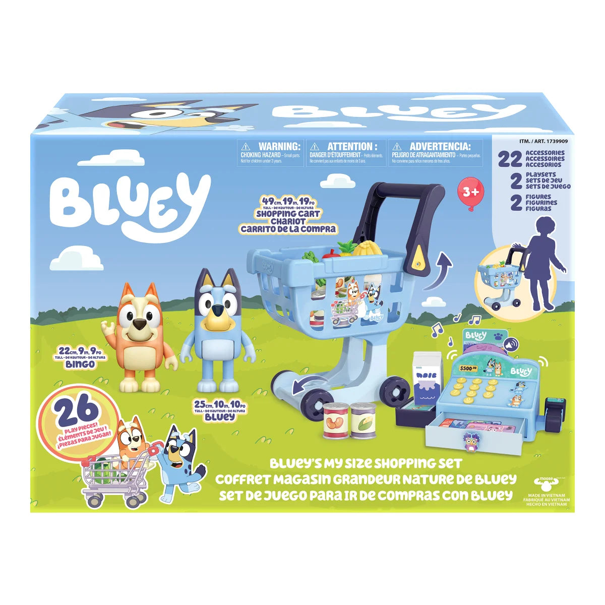 Bluey My Size Shopping Set - Retail $49