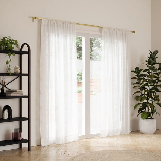 Umbra 1" Curtain Rod, 72" - 144" 2-pack