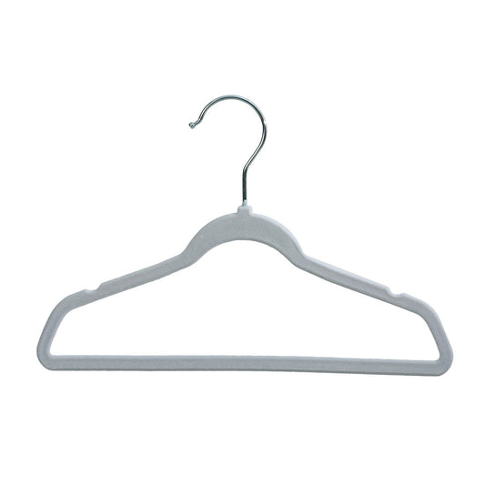 Flocked Kids Hangers, 60-pack