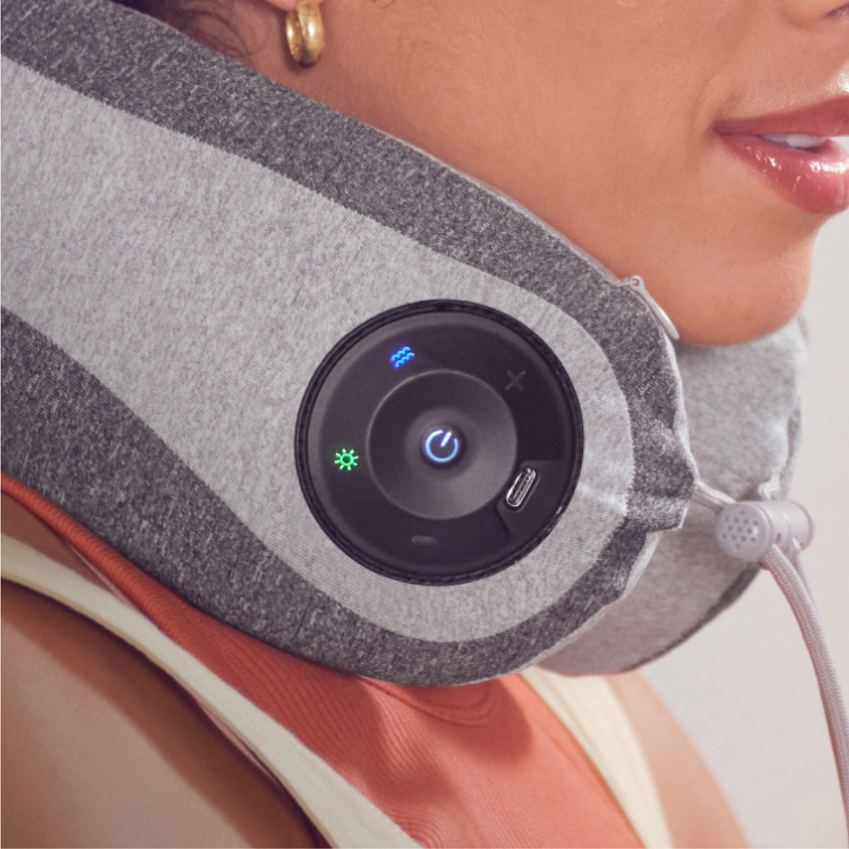Homedics Portable Neck Massager with Music & Vibration - Retail $70
