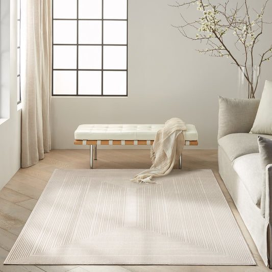 Calvin Klein Luminosity Ivory Area Rug, 5' 3" x 7' 3"
