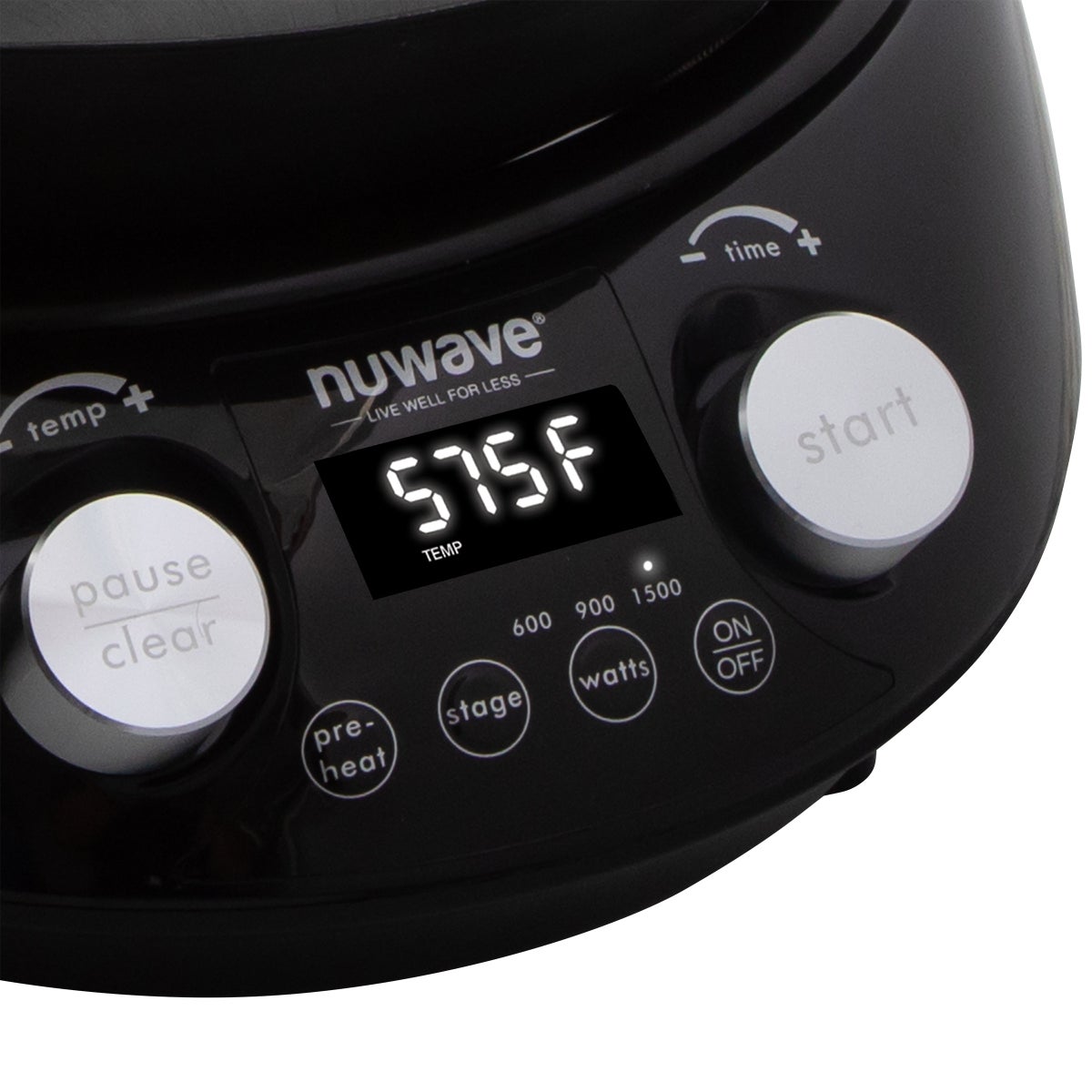 NEW - Nuwave Induction Hot Wok with 14" Carbon Steel Wok, Glass Lid & Stand