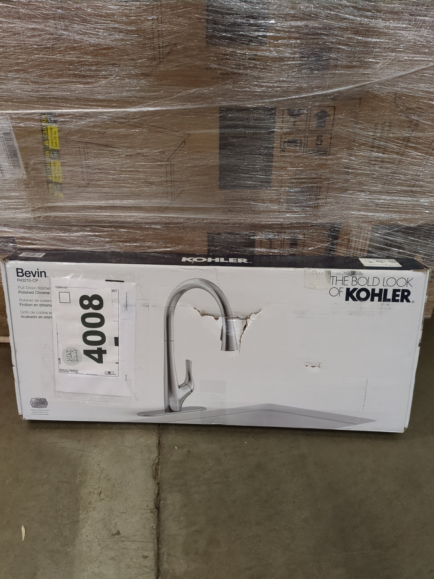 KOHLER BEVIN CHROME - Retail $169